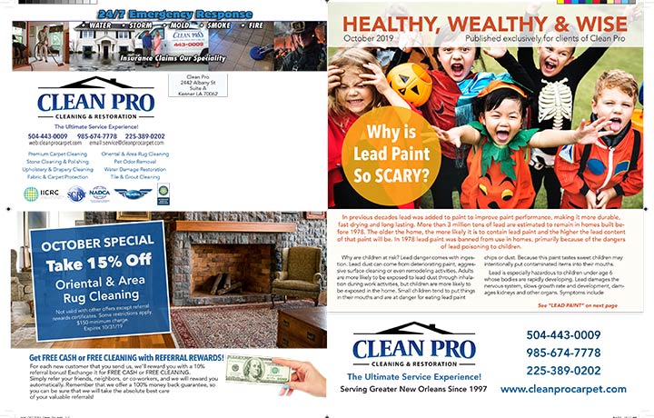 October 2019 Clean Pro Newsletter