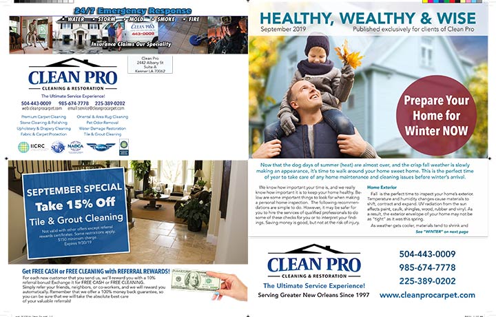 September 2019 Clean Pro Newsletter